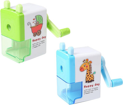 2pcs Pencil Sharpener，Manuelle Anspitzer ，Anspitzer Bleistift Spitzer，für Kinder