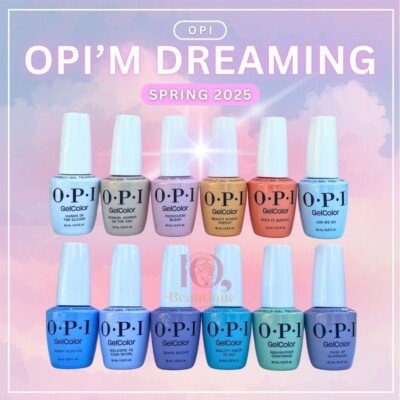 OPI ''OPI'm Dreaming'' Spring 2025 Gel Polish FULL COLLECTION 12pcs No Display