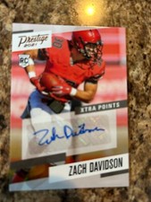 2021 Panini Presitge Extra Points Auto Rc Zach Davidson No. PS-ZDA