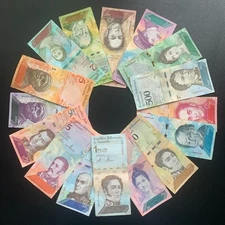 1 Million + 15 PCS Banknotes Lot. Venezuela Paper Money Currency Set Venezuelan