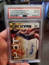 2021 Panni Nba Hoops Jonathan Kuminga Hot Signatures Rookies *GREEN*