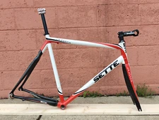 Sette Durata Road Bike Frame - 56cm - Alu-Carbon