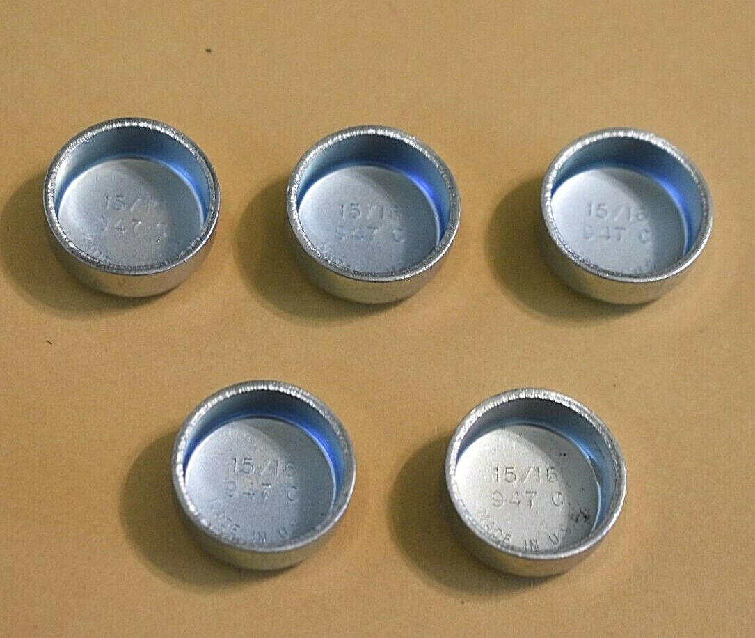 5 Steel 15/16" 24mm Expansion Plugs Engine Freeze Plugs GMC Truck