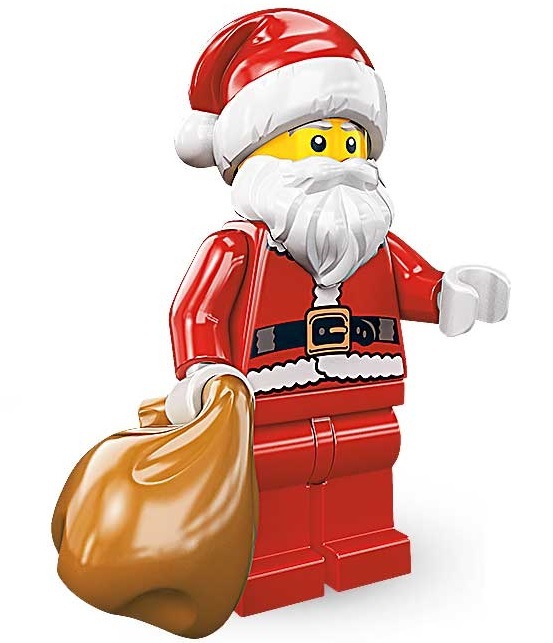 Noël! NEW LEGO SERIES 8 SANTA CLAUS MINIFIG Christmas minifigure