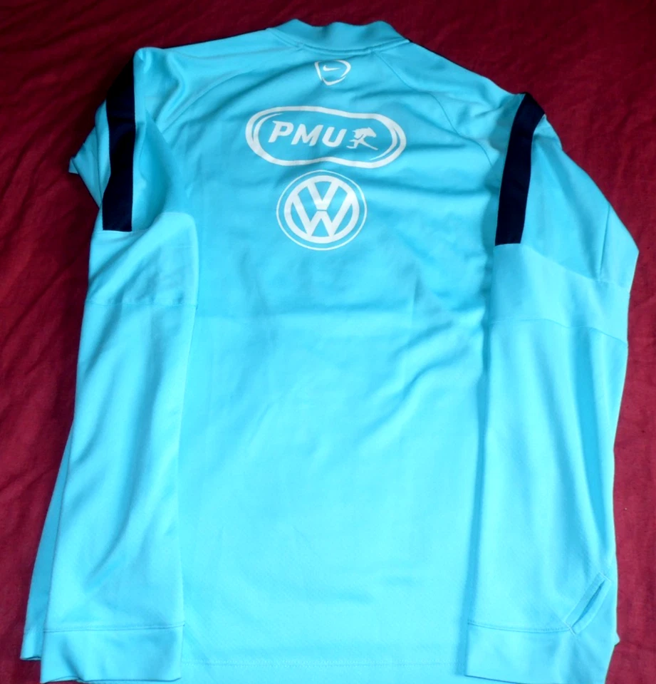 Sweat(No Maillot)Football Entrainement Equipe France Porté Saison 2015/2016 T M - Photo 4/4
