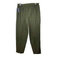 Sag Harbor Sport vintage Olive Green Cotton Straight Leg Pants NEW granola