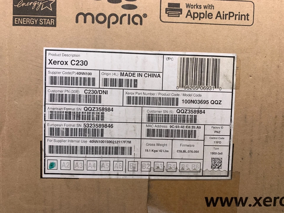 Xerox C230 Color Printer 100N03695 QQZ - Image 2 of 4