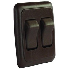 JR Products 12145 Double Rocker Switch On/Off...