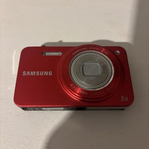 Samsung ST90 14.2MP Digital Camera working Red Samsung Digital Camera Tested