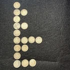 Seated Liberty Dime. Lot of 17 years 1873-1891. No Reserve. Free shipping.