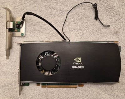 PNY NVIDIA Quadro FX 3800 PCI-E 1GB GDDR3 Video Card + 3-pin Stereo Connector