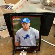 2006 Bowman Chrome Rod Marinelli Lions #165