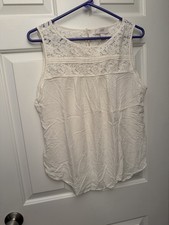 white loft tank top