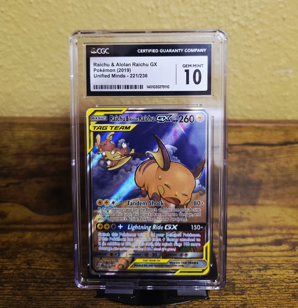 Raichu & Alolan Raichu GX 221/236 Sm-Unified Minds for sale | eBay