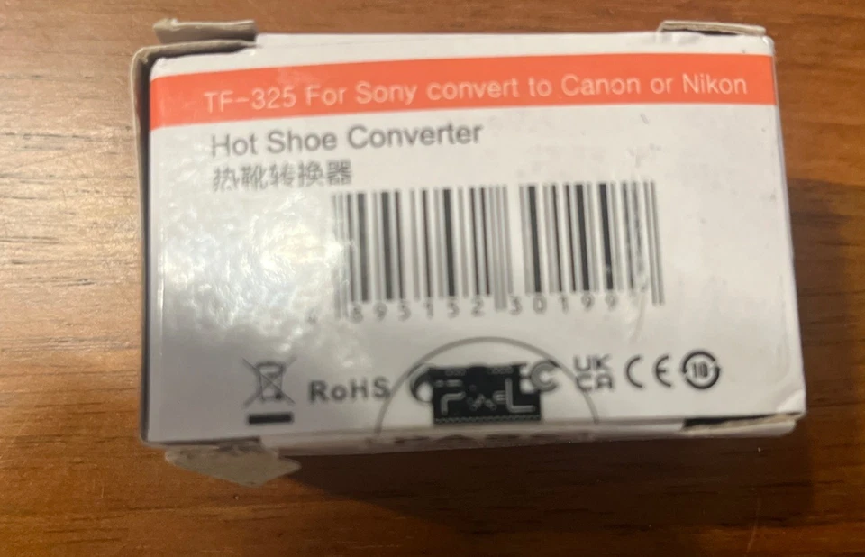 Convertidor adaptador zapata caliente Pixel TF-325 para Sony A900 A850 A750 A700 A550 A500 Foto 4 de 4