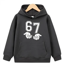 67 Hands Graphic Hoodie-A Must-have Sweatshirt for Fashion-forward Trendsetters