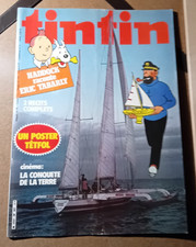journal de Tintin  N° 307 ADDOCK RACONTE ERIC TABARLY + UN POSTER  !!!