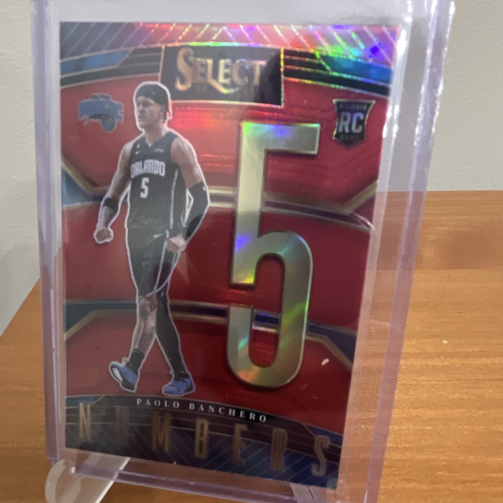 Panini 2022-23 Select  (Red) Numbers Prizm Rookie Paolo Banchero #16 Magic NBA