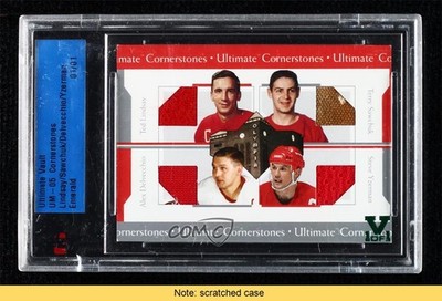 2004 ITG Ultimate Memorabilia 5th Edition Vault Emerald 1/1 Ted Lindsay READ 0c3