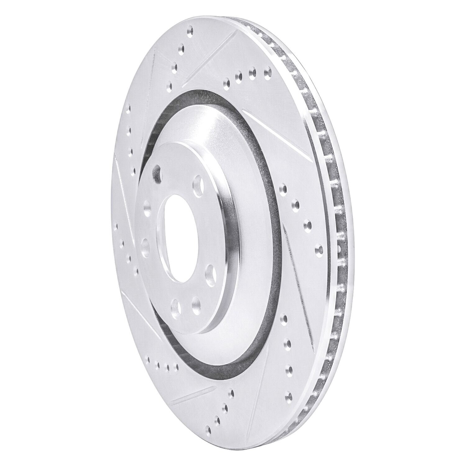 For Bentley Continental 04-18 Brake Rotor eLINE Drilled & Slotted 1-Piece Rear