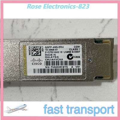 QSFP-40G-ER4 Cisco 40G QSFP+ 40GBASE-ER4  40km 1310nm LC SMF Transceiver #S-15