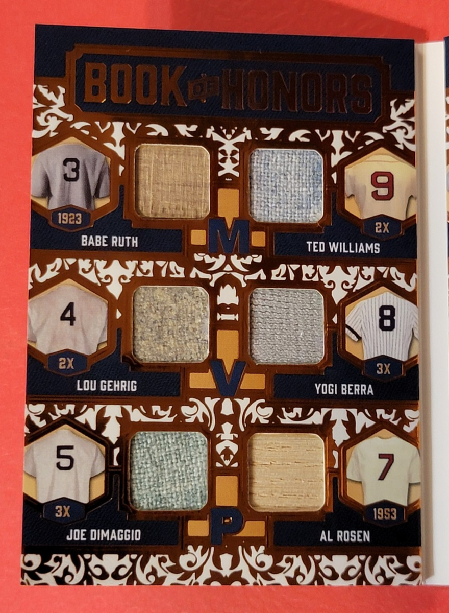 Babe Ruth BAT CARD 3/10 Mickey Mantle MARIS Lou Gehrig Joe