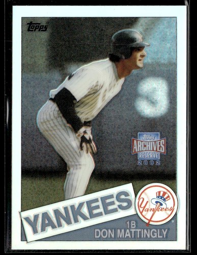 Don Mattingly #31 card from 2002 Topps Archives Reserve