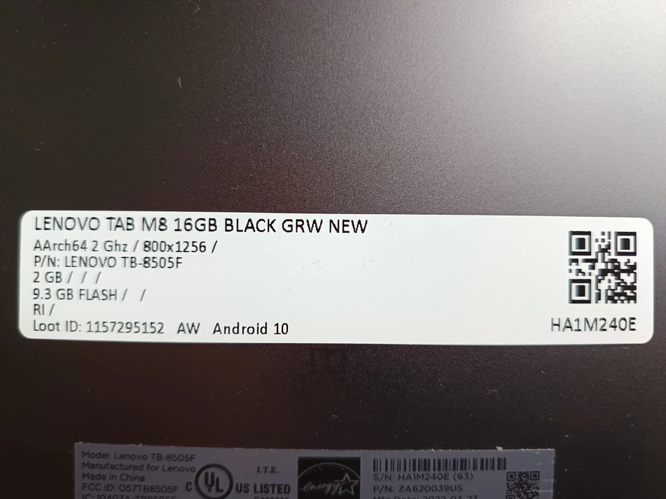 lenovo tab m8, 16GB Black - Gepflegt - Bild 4 von 4