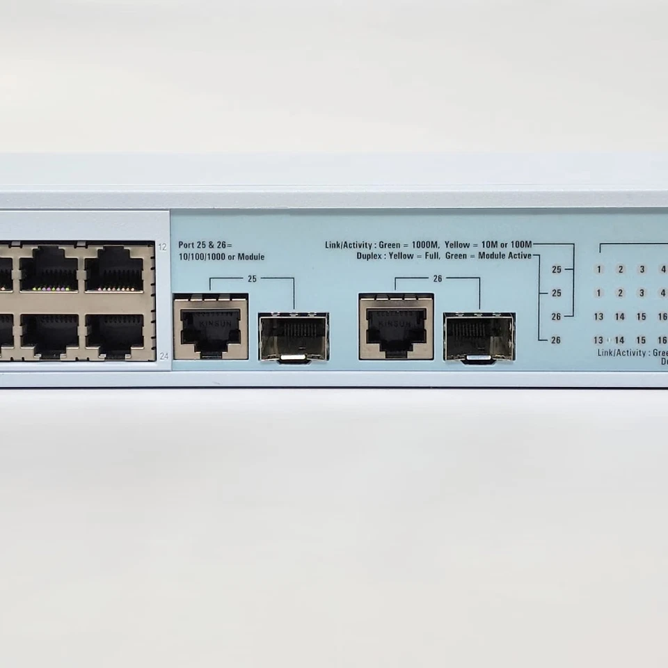 3Com - 3C16475CS 10/100Mbps + 1000Mbps Baseline Switch 2226 - FOR PARTS / AS IS - Image 4 of 4