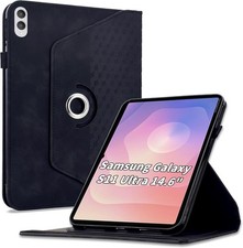 Rotating Case for Samsung Galaxy Tab S11 Ultra with S Pen Holder, 360 Degree Rot