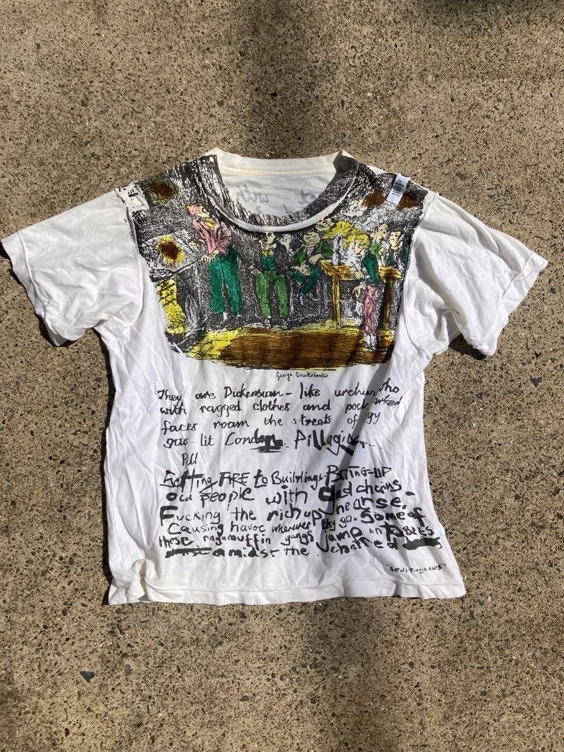 vintage SEDITIONARIES 80s-90s Seditionaries t-shirt store robot