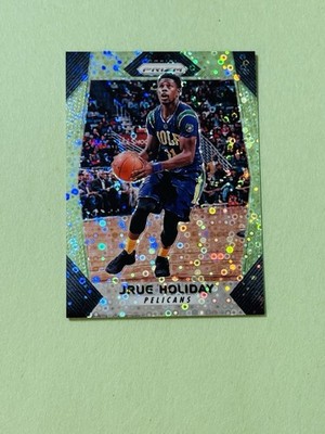 2017-18 Panini Prizm Jrue Holiday #122 Neon Green Fast Break Prizm /5