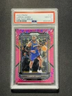 2022 Panini Prizm Basketball Fast Break Pink LeBron James #134 PSA 8.5