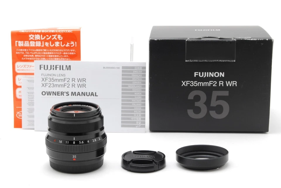 Lente de cámara FUJIFILM FUJINON P10NL00270A XF 35mm F2 R WR de JAPÓN [Como... - Imagen 3 de 4