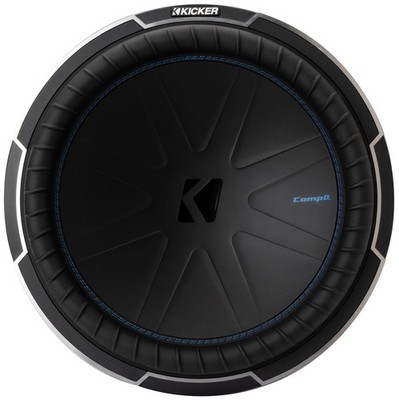 Kicker CWQ15, CompQ Series 15'' Dual Voice Coil 4 Ohm Subwoofer, 1200W (51CWQ154)