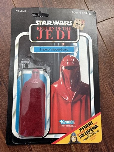 STAR WARS ROTJ Emperors Royal Guard ERG 1983 Vintage Kenner Sealed Card 65B MOC