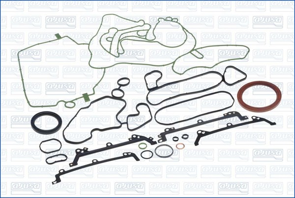 Ajusa Dichtungssatz KurbelgehäUse 54187300 FüR B8 A6 Q5 A4 7P5 VW A8 Audi A7 8K5-image