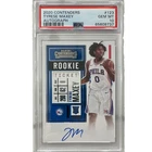 2020-21 Panini Contenders Tyrese Maxey Rookie Ticket Auto #123 PSA 10 65609737