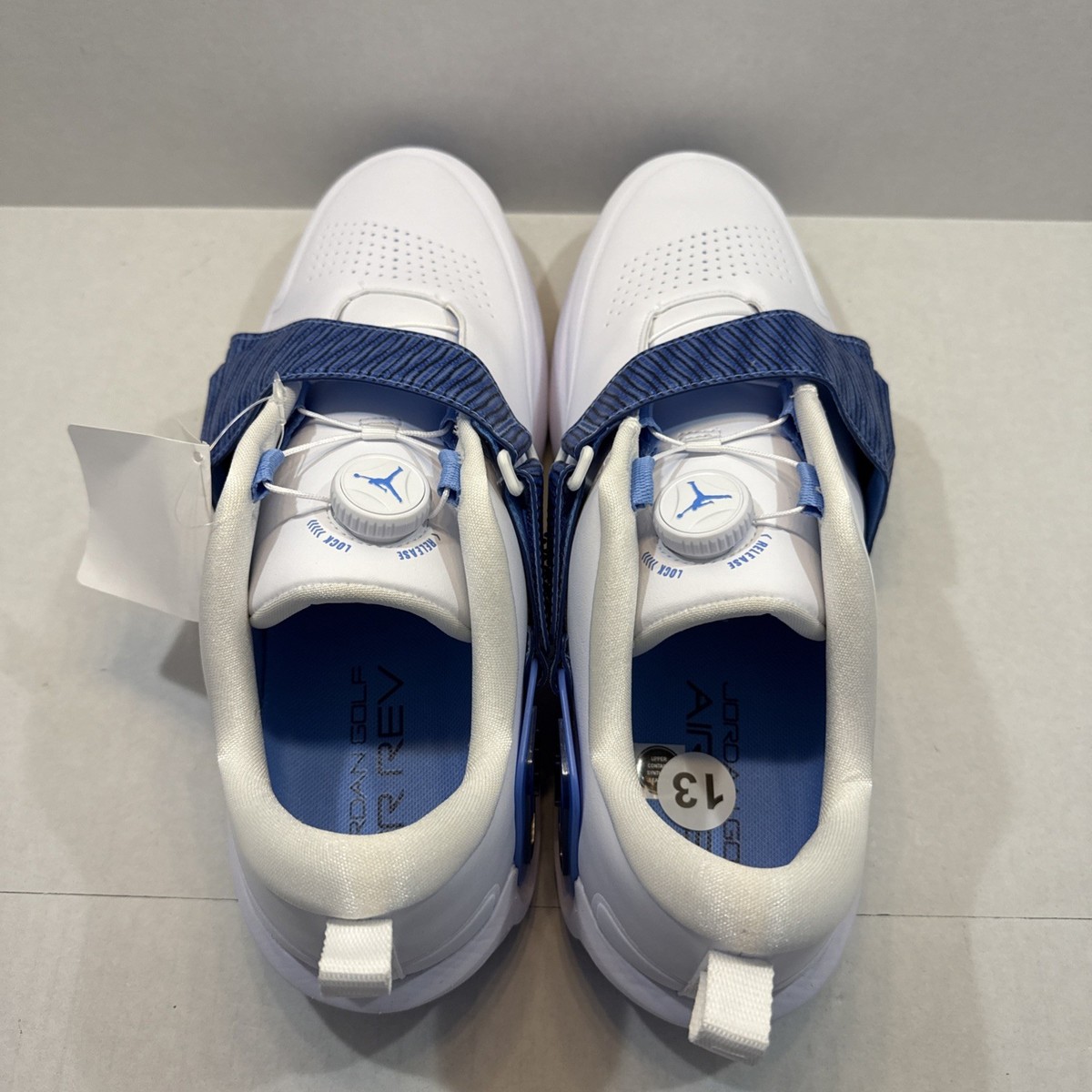 13 - Air Jordan Rev Golf Shoes White University Blue FV6338-101