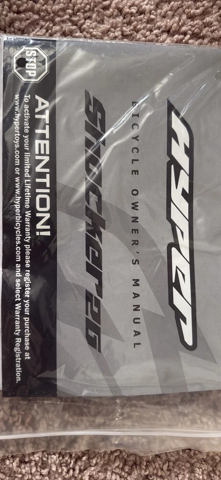 Hyper Shocker 26 inch Mountain Bike for Men - Black/Red - Image 4 of 4