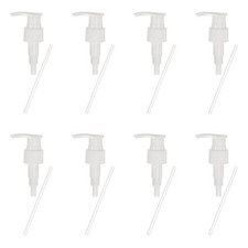 8 Pcs Soap Dispenser Pump Heads for Standard 24/410 Neck Size, White