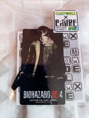 Resident Evil 4 Remake - Leon S. Kennedy - B-Side Label Sticker - Capcom Store
