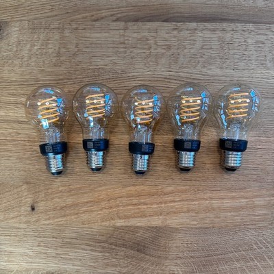 5x Philips Hue White E27 Filament Bulb - gebraucht