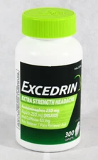 Excedrin Extra Strength Headache Pain Reliever 300 Caplets New Free Shipping