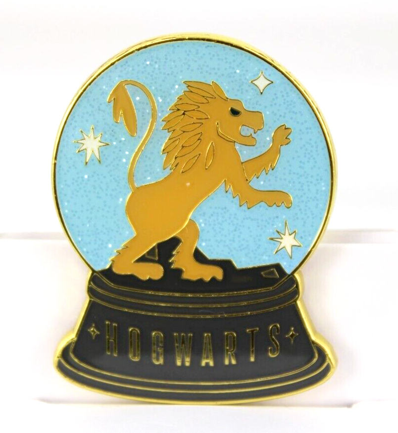 Loungefly Harry Potter Gryffindor Glitter Snow Globe Enamel Pin 1.5 Inch 2023 New