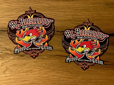 2x Horsepower Speed Team Aufkleber Hotrod Sticker USA V8 Oldschool Kult V2 #863