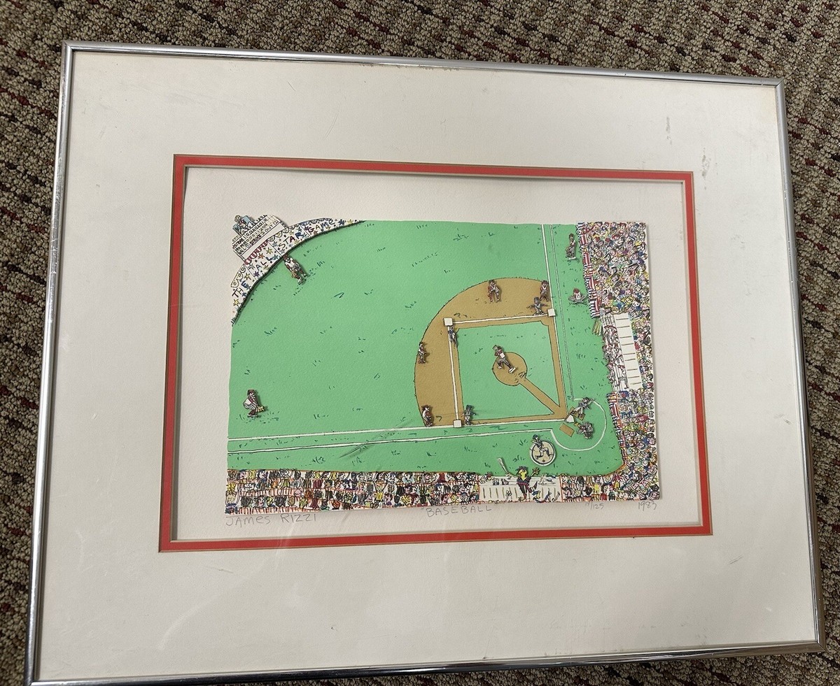 James Rizzi “Baseball” 3D Art | eBay