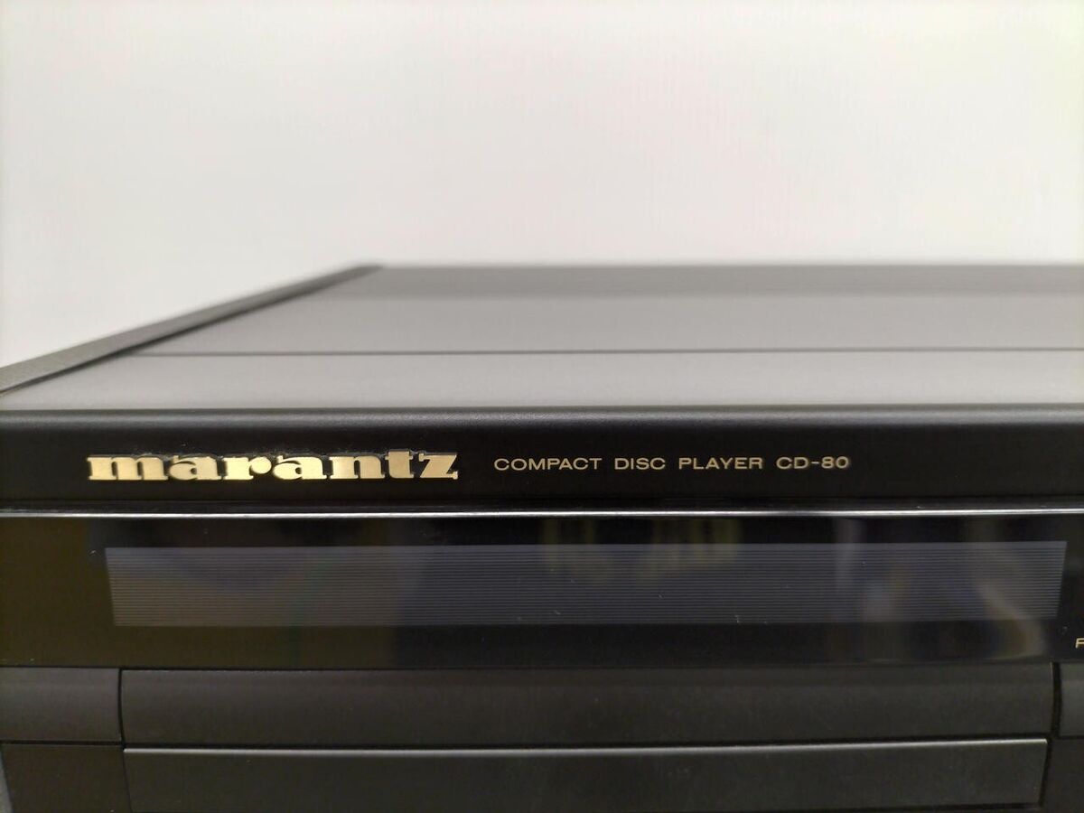 Marantz CD-80 Audiophile CD Player Black Compact Disc Audio Marantz CD-80 Audiophile CD Player Black Compact Disc Audio