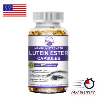 Lutein 20mg and Zeaxanthin | 120 Softgels | Vision Health Relieve Eye's Fatigue