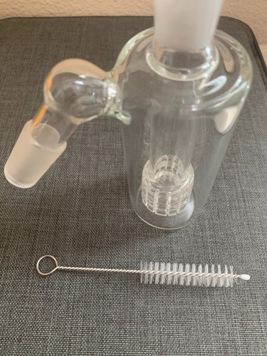 14mm Ash Catcher 45 Degree Glass Water Bong 45 degree Thick Pyrex Glass Bubbler - Picture 9 of 12